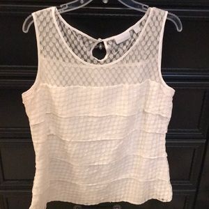 Dressy Lace Polka Dot Top